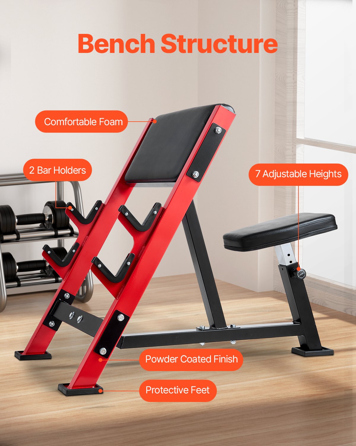Evolved Preacher Curl Bench