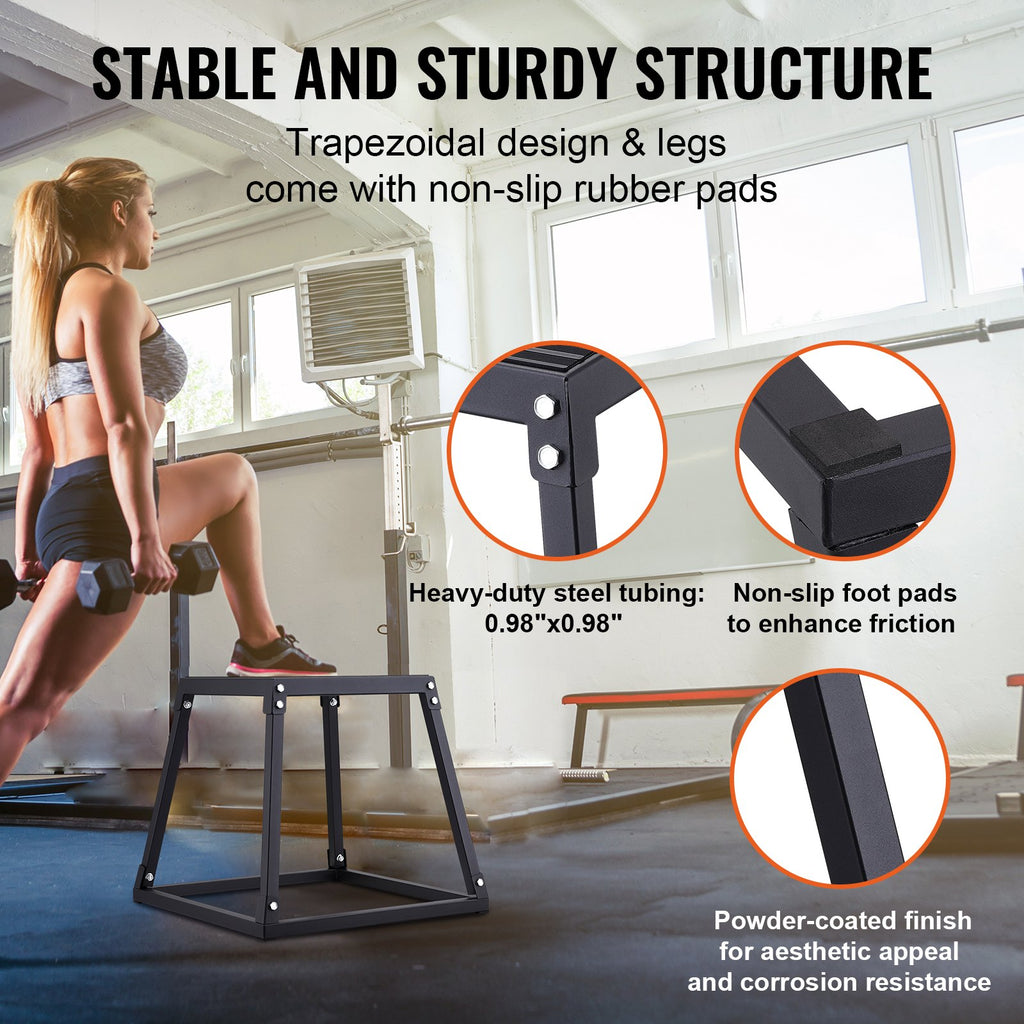 Plyometric Jump Box set, 12/18/24 Inch