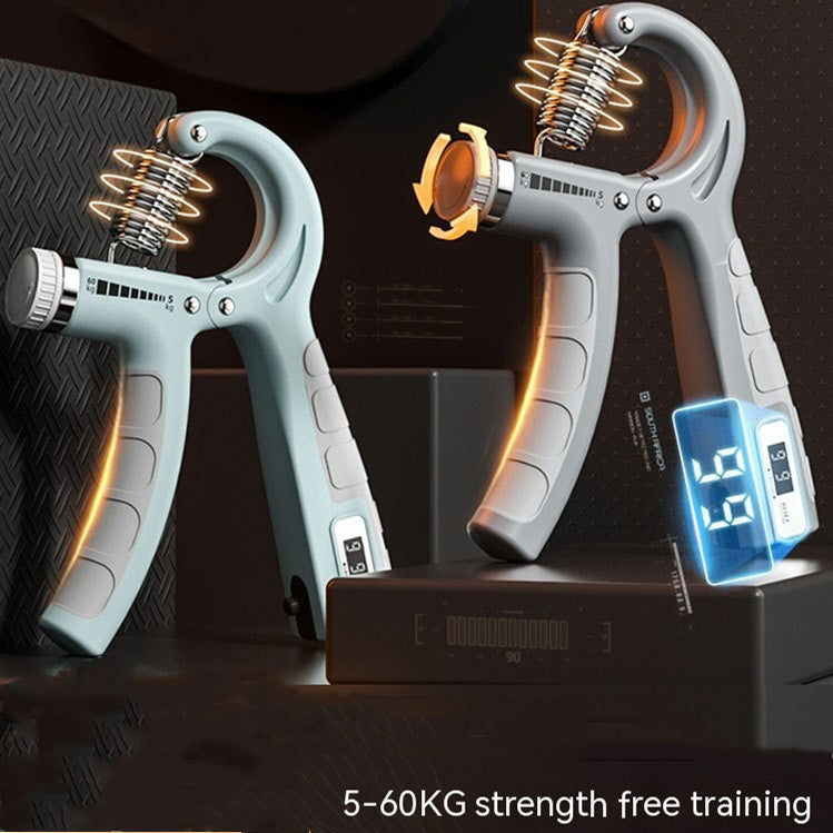 Premium Spring Grip Strengthener With Counter