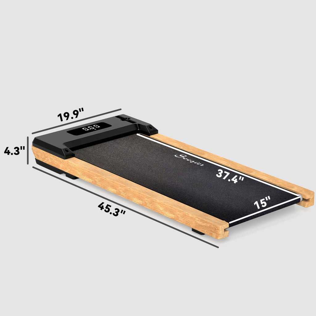Elite Wooden 2.5HP Walking Pad Treadmill