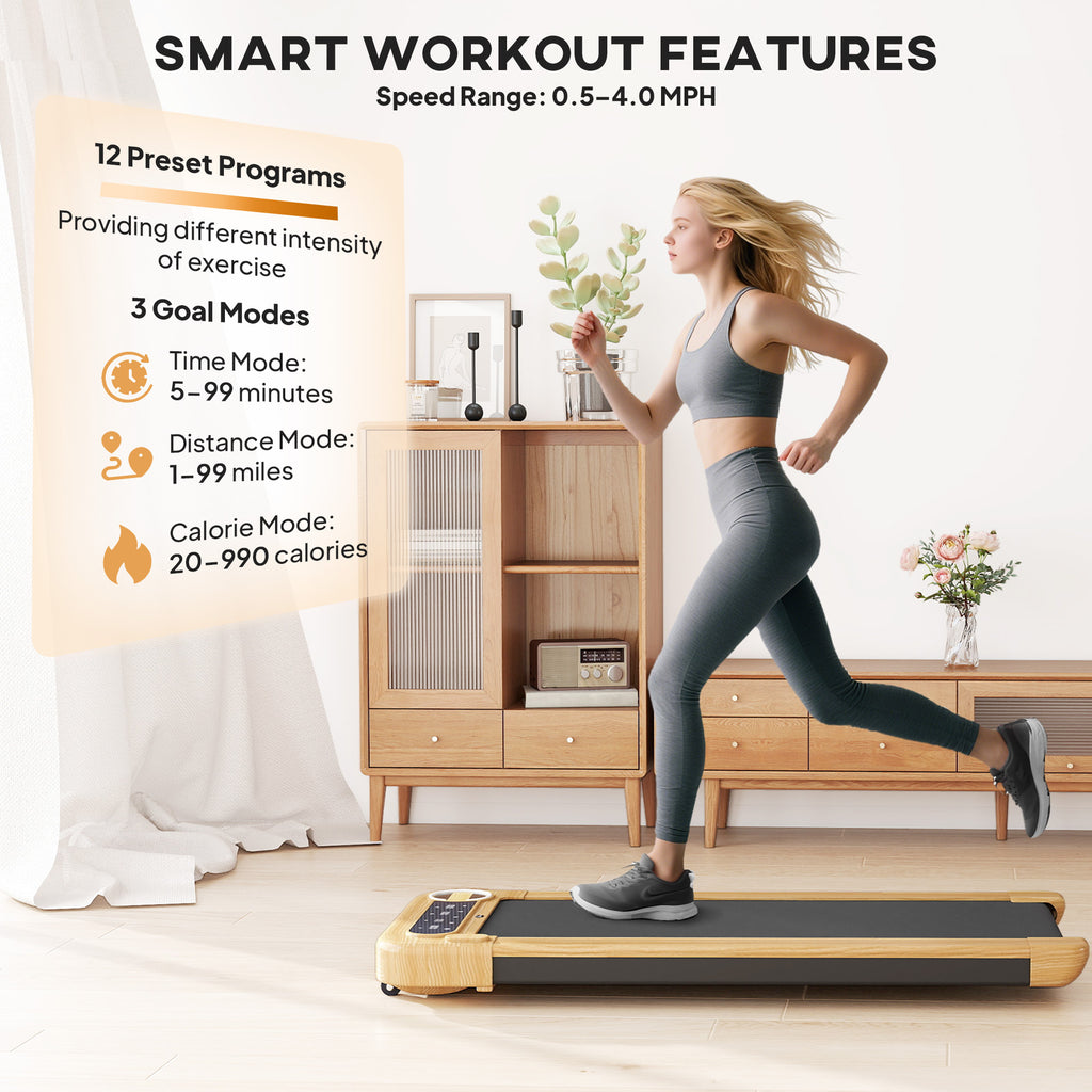 Premium Wooden 2.5 HP Walking pad