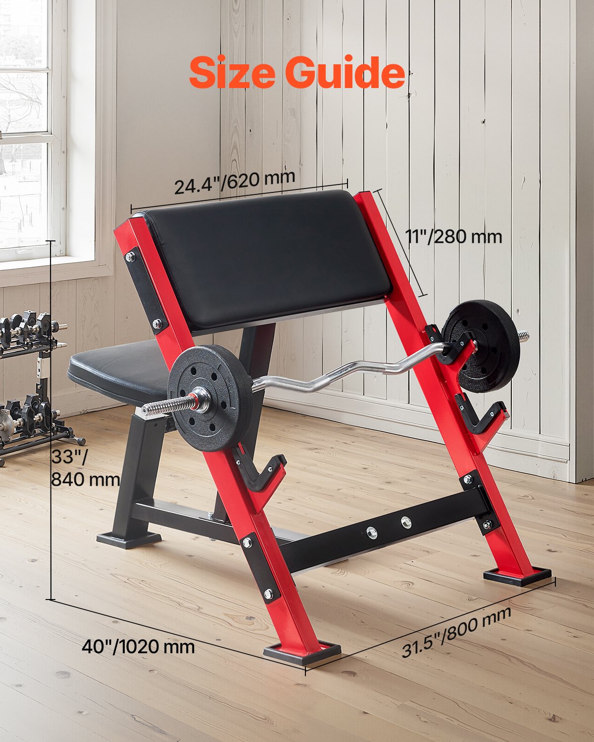 Evolved Preacher Curl Bench