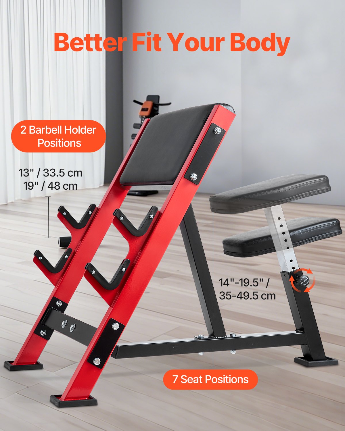 Evolved Preacher Curl Bench