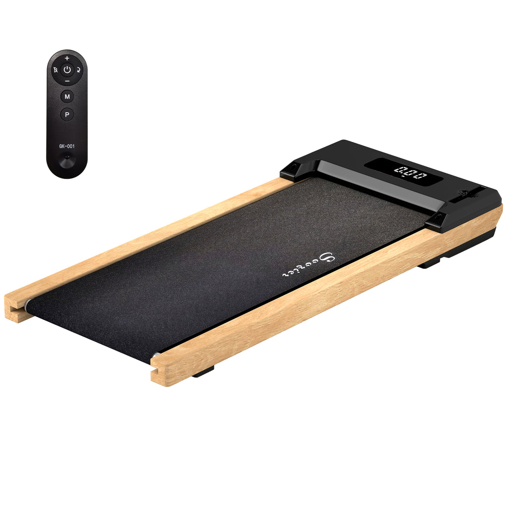 Elite Wooden 2.5HP Walking Pad Treadmill