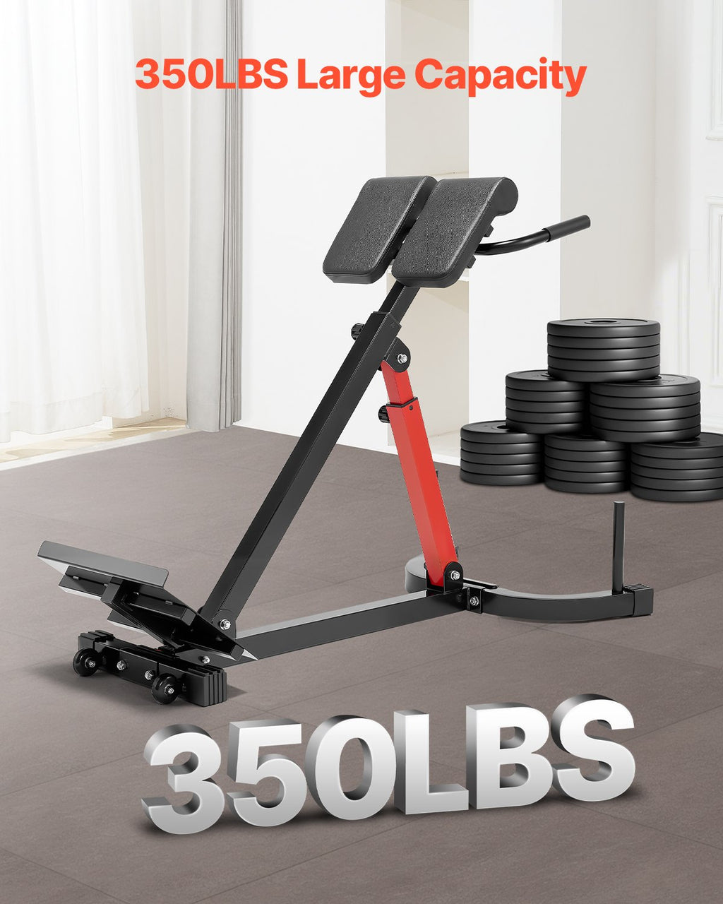 Evolved 350 Lbs Roman Hyperextension Bench