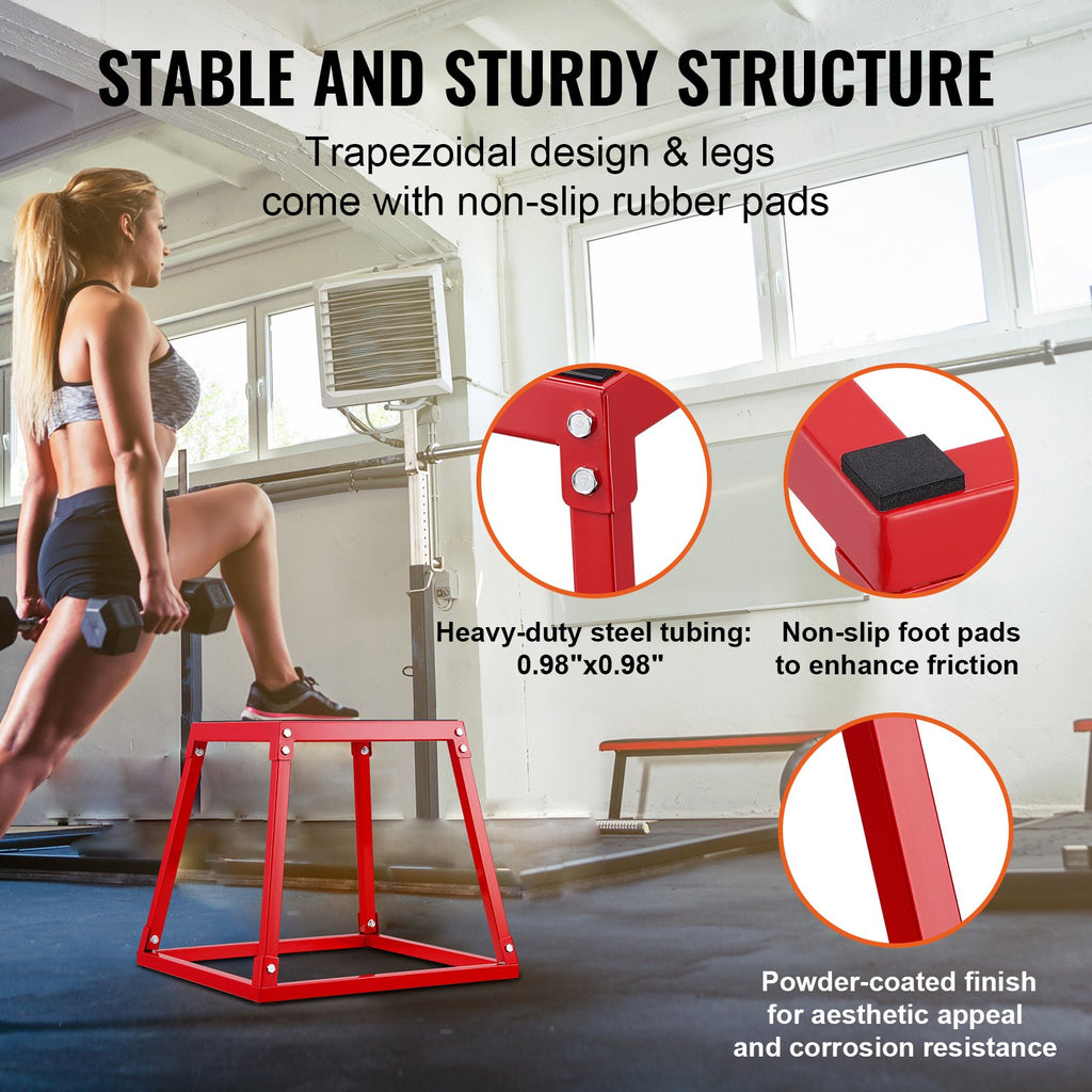Plyometric Jump Box Set 12/18/24/30 Inch